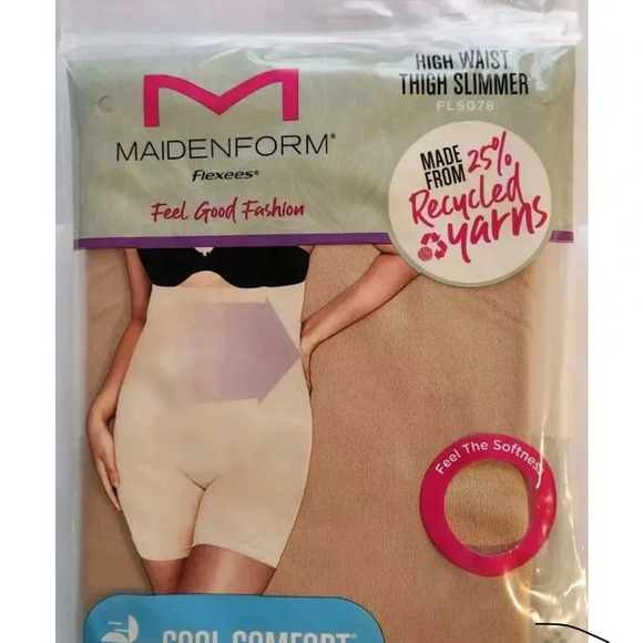 Maidenform 3XL Flexees Women's High Waist Thigh Slimmer, Cool Comfort. New - Picture 4 of 7